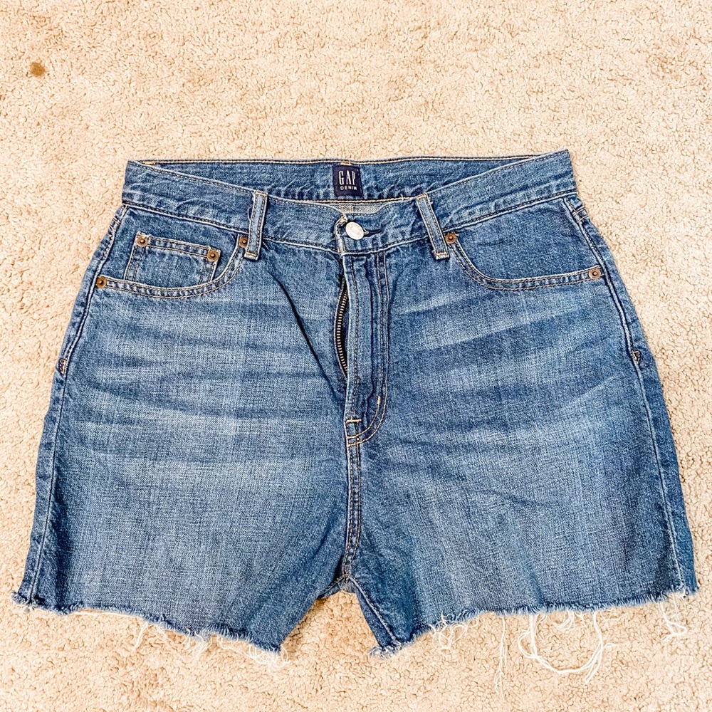 Gap Mid Rise Jean Shorts